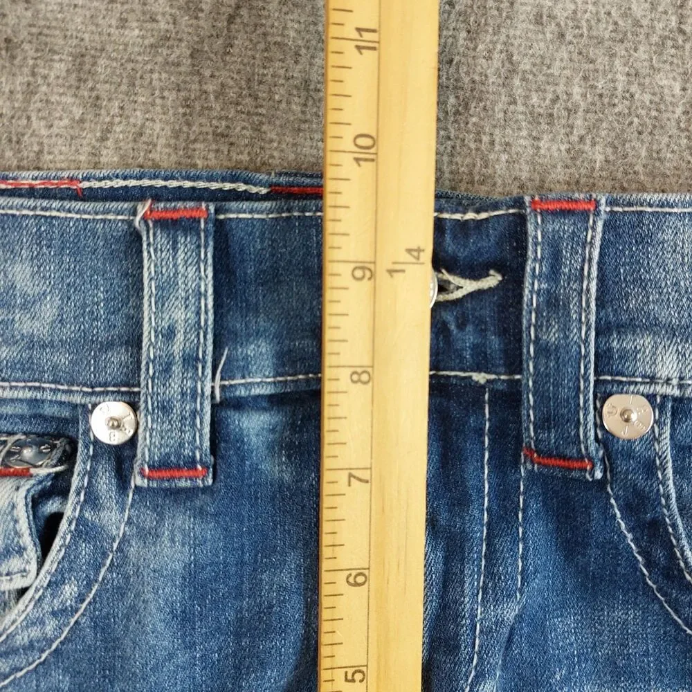 True Religion World Tour Ricky Relaxed Straight Jeans Men's Size 28 (Fit 29x33)